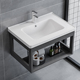 陶瓷挂墙式 阳台洗手盆柜组合壁挂洗脸盆家用小户型卫生间洗手现货