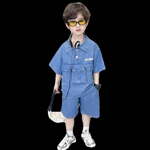 龙凤胎兄妹装夏天姐弟装一大一小2025新款潮1一7岁半儿童宝宝夏装