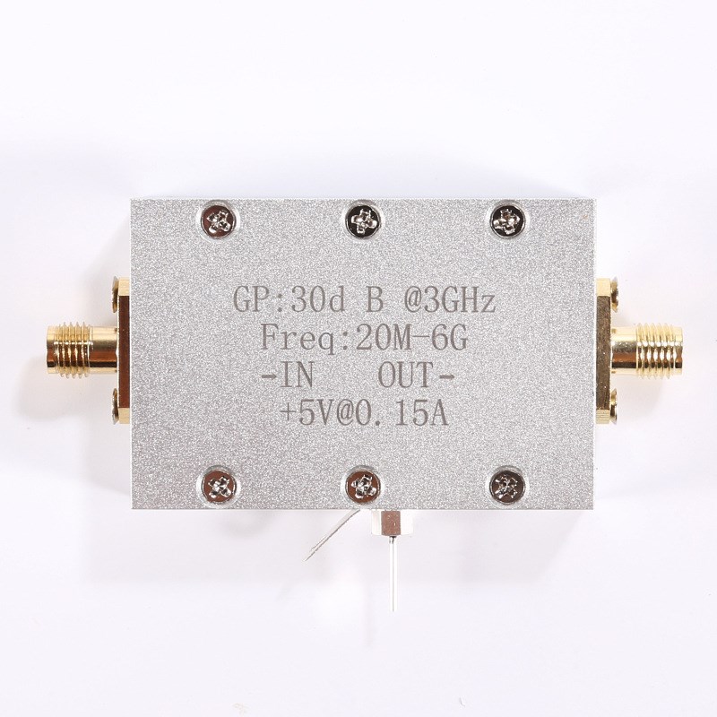20M-6G 宽带射频低噪放大器 高增益30dB LNAS 微波放大接收放大
