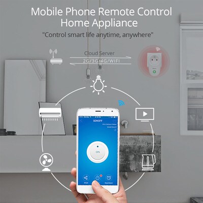 Sonoaff S26R2 Wifi智能定时远程智能插座易微联德式/法式/英规/