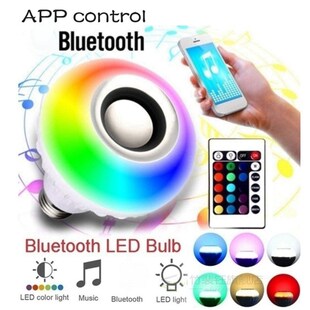 Bluetooth Bulb led lamp E27 RGB night Light Bulb with remote