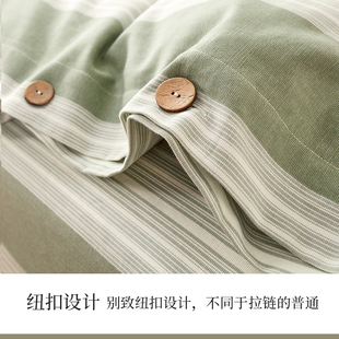 纯棉老粗布被套单件夏季 单独一件2米x23全棉被罩150x200x230双人