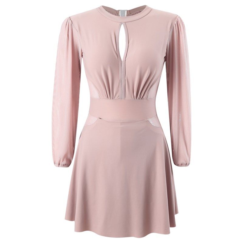 泳衣女胖mm200斤保守仙女范遮肚肉显瘦长袖连体大码泡温泉游泳装,运动/瑜伽/健身/球迷用品,连体泳衣,淘宝优惠券,粉丝福利购,淘宝优惠卷