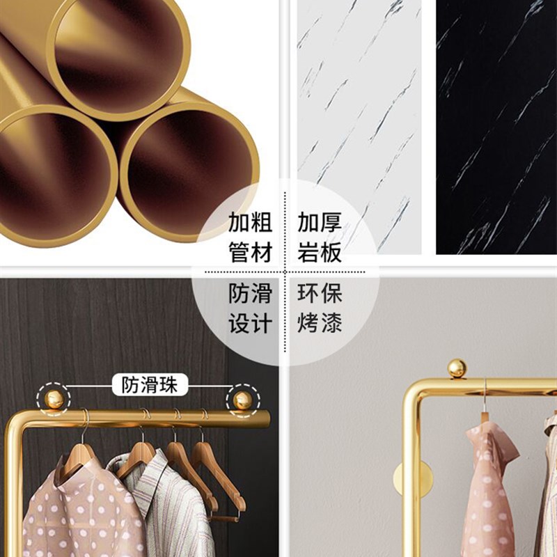 挂衣架落地卧室简易衣架子不占地家用室内房间R衣服衣帽架小型衣