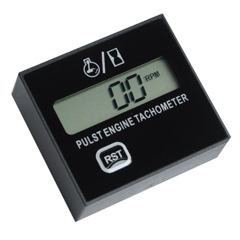 New Gasoline Digital Engine Tachometer Inductive Pulse Tacho