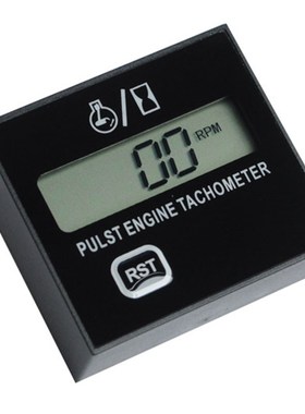 New Gasoline Digital Engine Tachometer Inductive Pulse Tacho