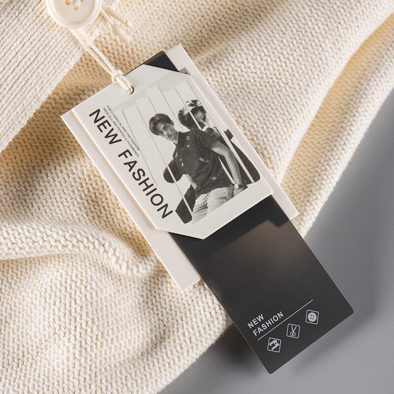 吊牌定制男装挂牌订做高级感时尚标签logo设计商标挂签衣服装吊牌