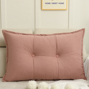 客厅沙发靠背垫护腰枕头大号靠枕床上背靠垫床头靠软包长方形靠包