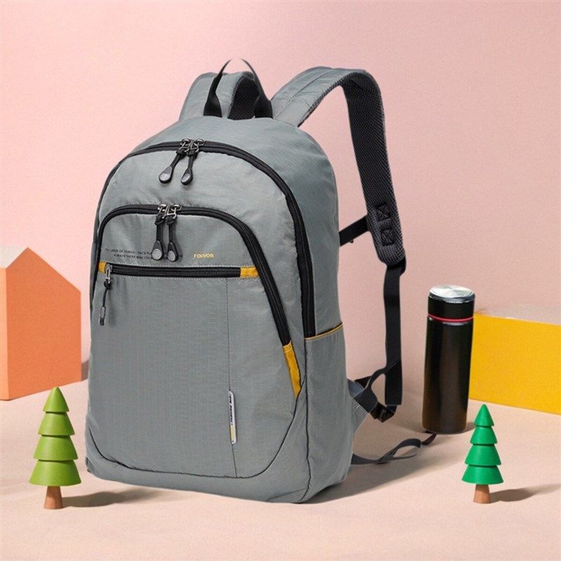 双肩包女2024新款简约女大学生书包电脑包旅行轻便大容量防水女包,箱包皮具/热销女包/男包,双肩背包,淘宝优惠券,粉丝福利购,淘宝优惠卷