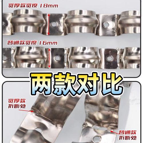 不锈钢排卡16,20mm管卡固定3分线管水管U形连排扣卡管夹金属码卡