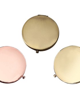 DIY Embroidery Kit Compact Pocket Floral Makeup Mirror Doubl