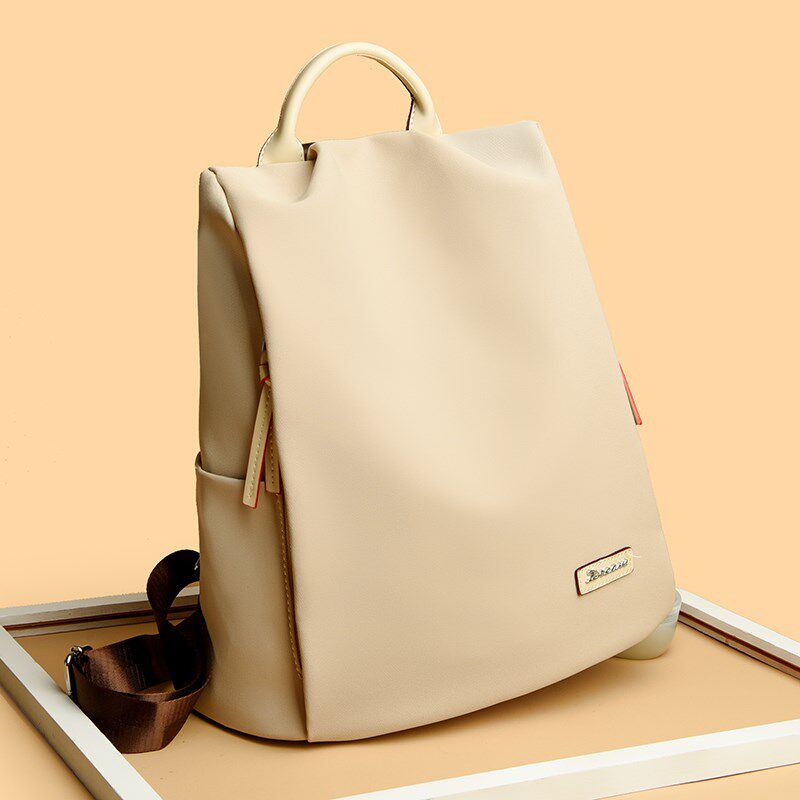 女士包包2024新款牛津布防盗双肩包女旅行背包轻便出游大容量书包