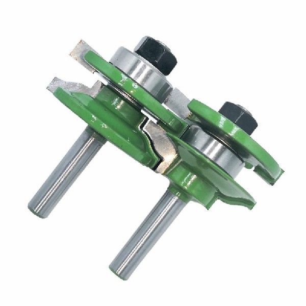 极速2 Pcs 8Mm Large Stile& Rail Set Ogee Router Bit Set