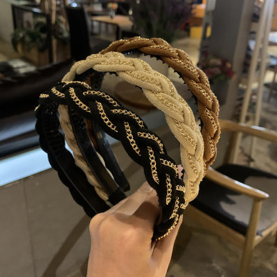 推荐Korean autumn and winter chain hair accessories fashion