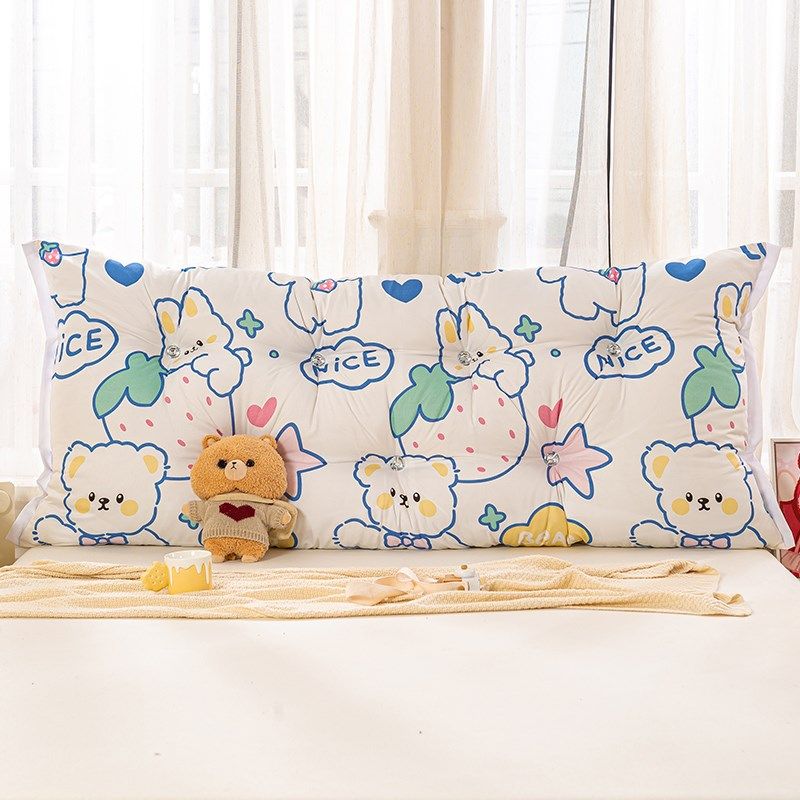 可爱靠枕床头宿舍学生床上靠背榻榻米软包双人大靠垫防撞软垫绑带,居家布艺,床头靠垫,淘宝优惠券,粉丝福利购,淘宝优惠卷