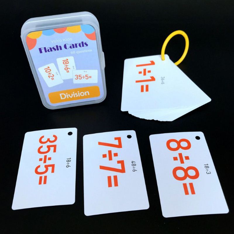 推荐30pcs Math Calculation FlashCard Preschool Kids Learn Ma