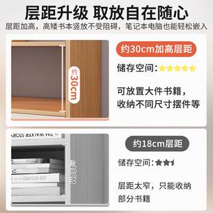 书架桌面置物架学生家用架子办公桌收纳架卧室柜子简易多层小书柜