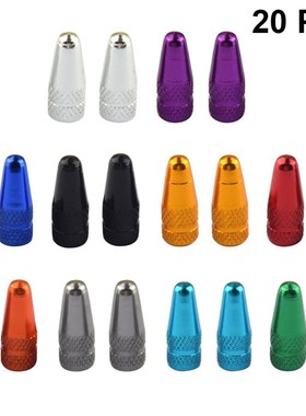 20pcs High Pressure Presta Valve Cap Anodized Machined Frenc
