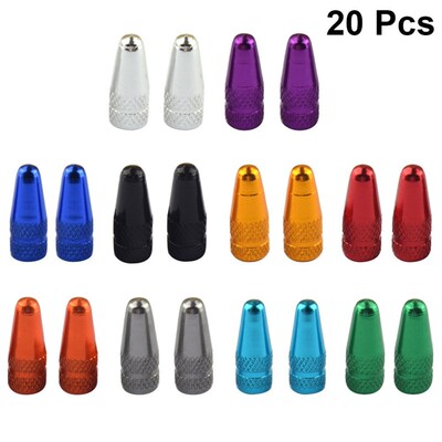 20pcs High Pressure Presta Valve Cap Anodized Machined Frenc
