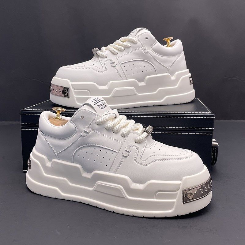 男鞋内增高个性小白鞋男网红冬季新款运动休闲鞋时尚百搭厚底板鞋,流行男鞋,休闲板鞋,淘宝优惠券,粉丝福利购,淘宝优惠卷