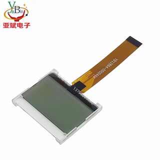 新品LCD 12864单色图形COG模块 128*64点阵屏 LCM模组 灰屏 工业