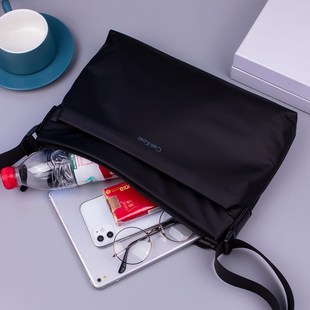 2023新款单肩包男斜挎包帆布男款公文包小背包大容量通勤包男包潮