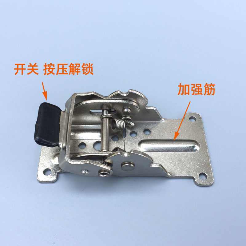 180度折90度折0度自锁铰链合页不锈钢焊接茶几折页家具五金配件