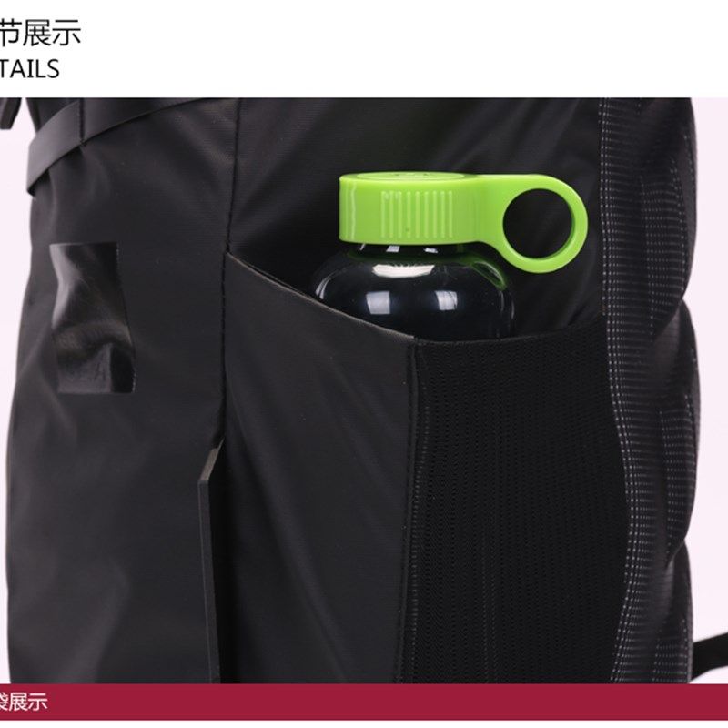 花岗岩男女款大容量防水尼龙电脑双肩背包轻便运动旅行双肩水桶包