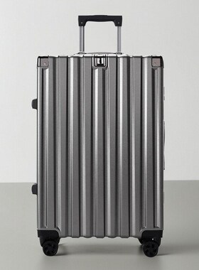 女士结实耐用行李箱20寸登机2024静音拉杆箱铝框密码旅行皮箱vvvv