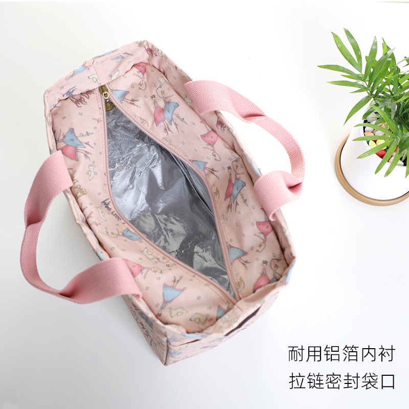 装饭盒手提袋铝箔加厚便当袋子大号夏季上班族学生防水保温带饭包