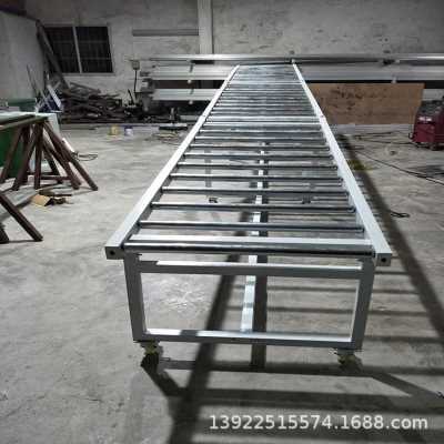 新无动力滚筒输送机 装车卸货爬坡机 动力滚筒流水线输送带加现货