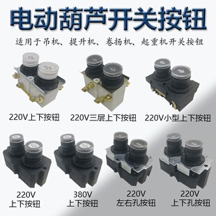 吊机开关芯220V380V微型家用上下按钮手柄控制 电动葫芦升降机小款