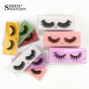 Fluffy Mink Wholesale Lashes Nat Eyelashes 速发SHIDISHANGPIN