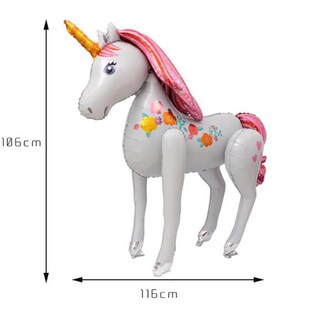 Balloons Wedding party 116cm decorative Unicorn layout