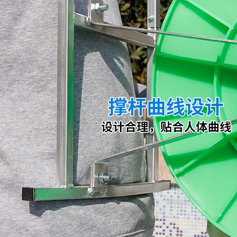 新款灌溉浇地水带收卷器消防喷带神器卷盘器缠水管收纳架肩背式