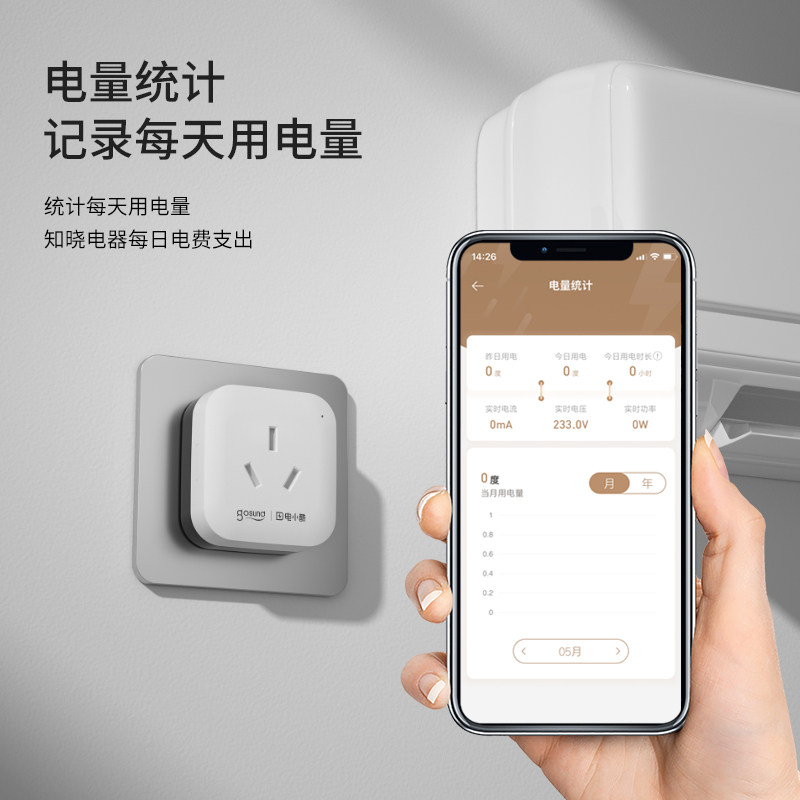 Gosund电小酷wifi智能插座16A电热水器空调定时开关控制自动断电属于什么档次？