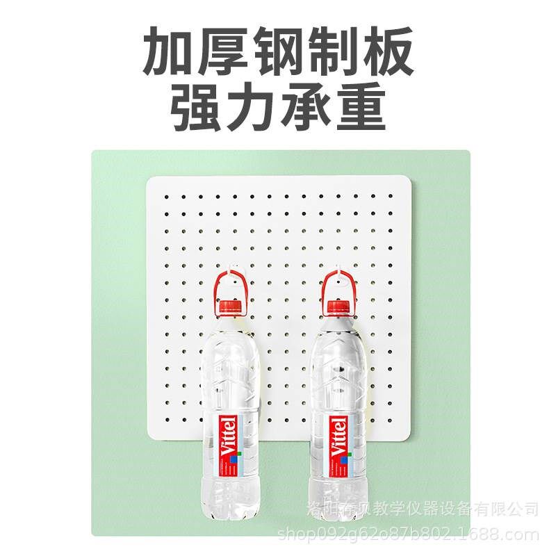 新款免打孔安装家用洞洞板置物架墙壁宿舍厨房浴室墙上隔板收纳架