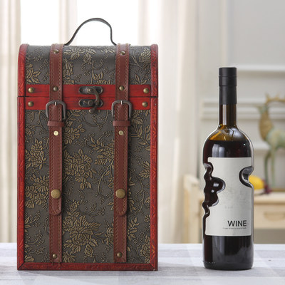 天使之手葡萄酒空酒瓶高档酒柜装饰摆件创意欧式红酒W瓶子玻璃空