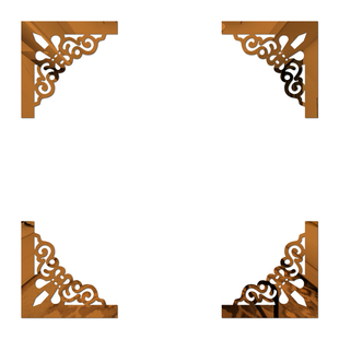 自粘对角花纹亚克力立体墙贴吊顶装饰条客厅电视背景墙边框美边条