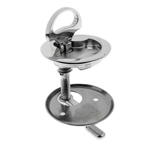 316不锈钢船用游艇用埋入式地板C锁  拉环锁  船用五金配件