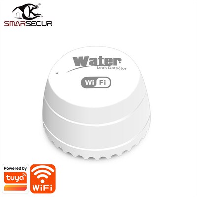 涂鸦智能wiffi水位传感器家用溢水水浸探测器漏水报警器内置蜂鸣
