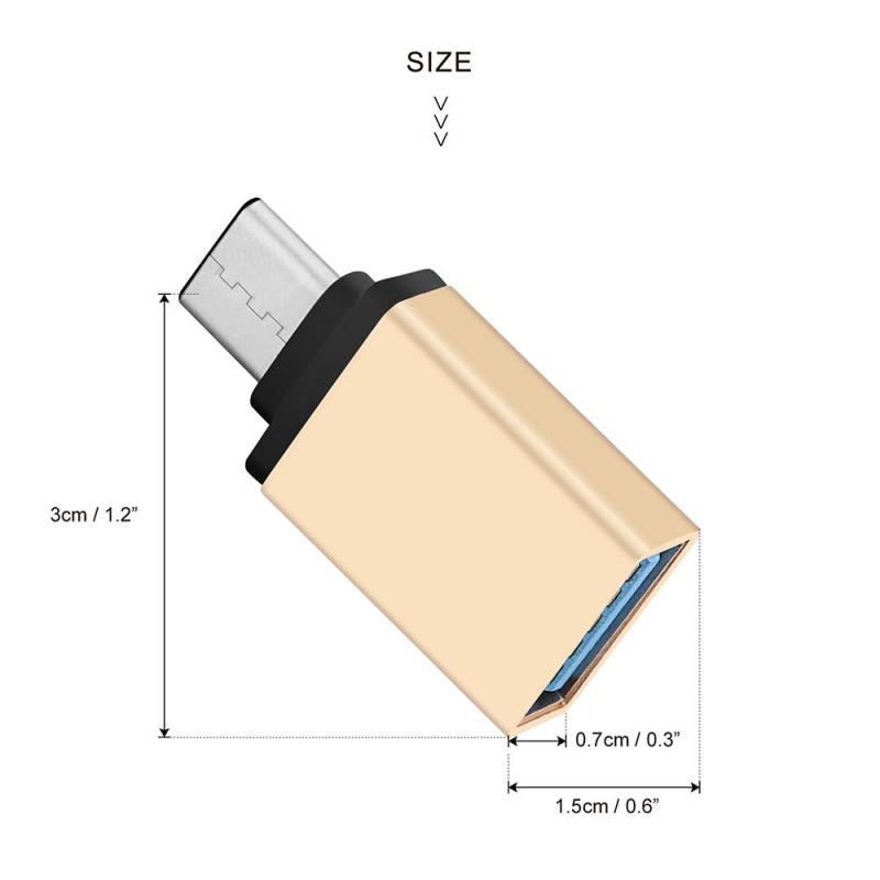 Type C Adapter Male To USB 3.0 A Female Converter OTG Func