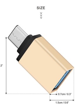 Type C  Adapter Male To USB 3.0 A Female Converter OTG Func