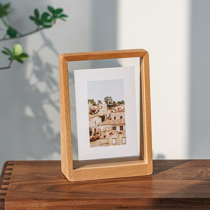 26X8实木相框摆台定 制刻字洗照z片纪念6/7/8/10寸六A4双面透,家居饰品,相框/画框,淘宝优惠券,粉丝福利购,淘宝优惠卷