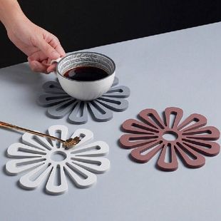 Hot Mat Kitchen For Pot Holders 速发12Pcs Shape Flower