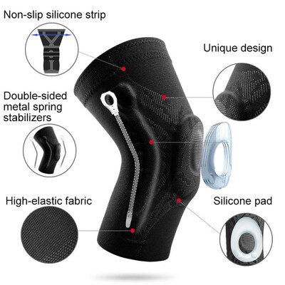Veidoorn 1PCS Compression Knee Support Sleeve Protector Elas