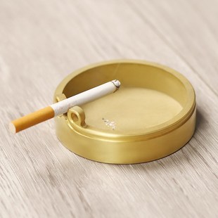 烟缸创意礼品 黄铜悟空复古烟灰缸个性 家居客厅办公室实用摆件