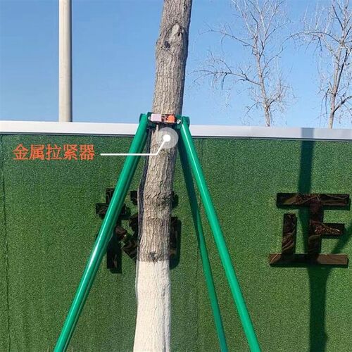 树木支撑架树木支伸缩杆木支撑带皮支架园林绿化支撑架树支撑固定
