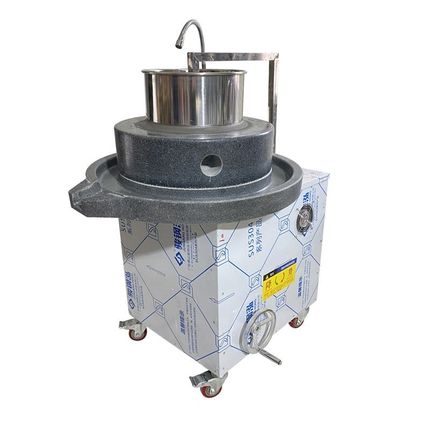 电动石磨机商用肠粉机米浆机豆浆豆腐机花生芝麻全自Y动商用磨浆
