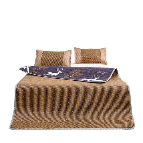 冬夏两用床垫软垫薄款垫褥学生宿舍被褥铺底垫子正反双用凉席防滑